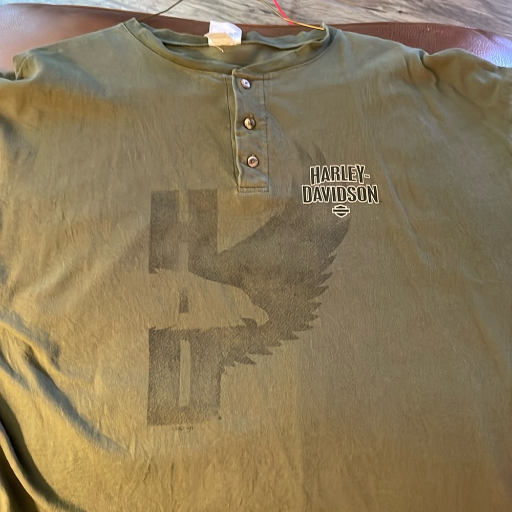 Harley Davidson button down shirt